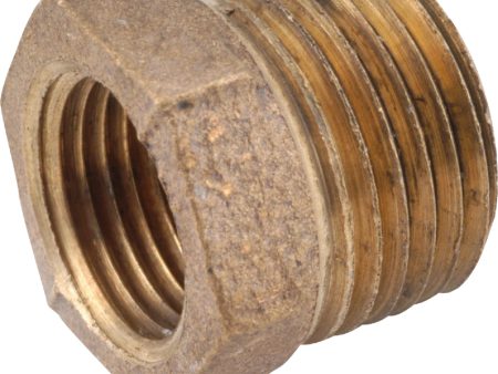 Anderson Metals 3 4X1 4 In. Red Brass Hex Reducing Bushing Online Hot Sale