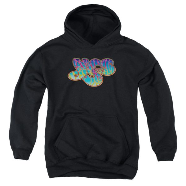 YES : LOGO YOUTH PULL OVER HOODIE Black XL Hot on Sale