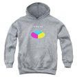 YES : 90125 YOUTH PULL OVER HOODIE Athletic Heather LG Fashion