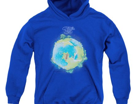 YES : FRAGILE COVER YOUTH PULL OVER HOODIE Royal Blue SM Hot on Sale