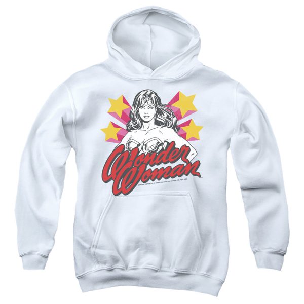 WONDER WOMAN : STANCE 2 YOUTH PULL OVER HOODIE White SM Supply