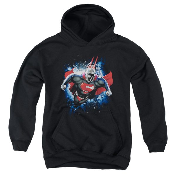 SUPERMAN : STARDUST YOUTH PULL OVER HOODIE BLACK MD For Sale